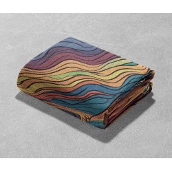Colorful Cat Woven Blanket