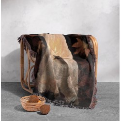 Candlelit Ghost Woven Blanket