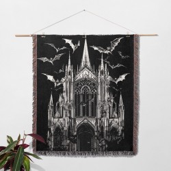 Gothic Cathedral Woven Blanket