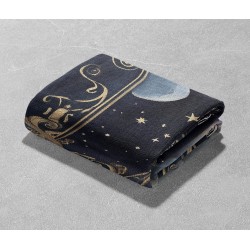 Starry Night Sky Woven Blanket