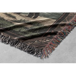 Bear Family Woven Blanket