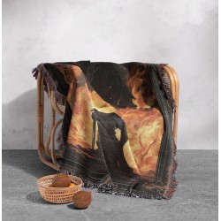 Warrior’s Oath Woven Blanket